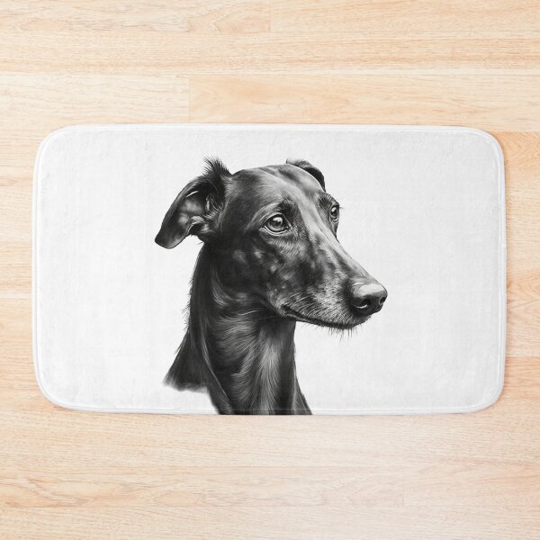 Item preview, Black greyhound in charcoal designed and sold by lascositasdetri.