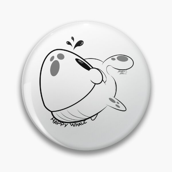 Item preview, “Happy Whale” – A Symbol of Joy designed and sold by ArtisticAxel-.