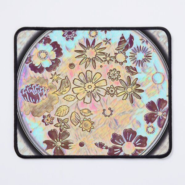 Item preview, Flowers retro circle designed and sold by Hen-C-Art.
