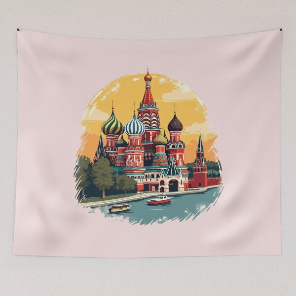 Item preview, Moscow at dusk designed and sold by Honu2025.