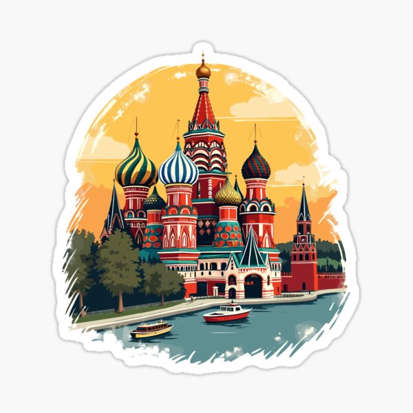 Item preview, Moscow at dusk designed and sold by Honu2025.