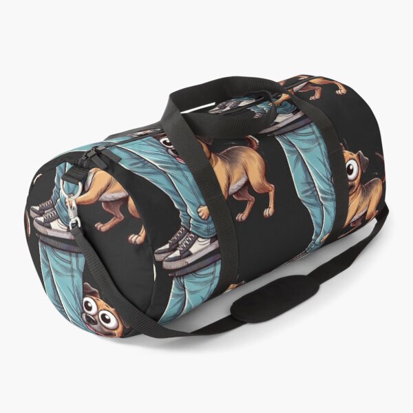 Item preview, Pet Lover Clingy Dog Cartoon Illustration designed and sold by Desireehaz.