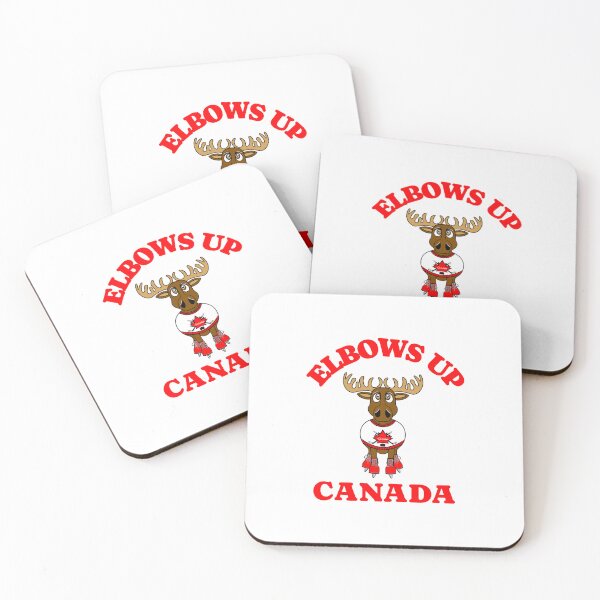 Item preview, Elbows Up Canada Moose designed and sold by Sartoris Art.