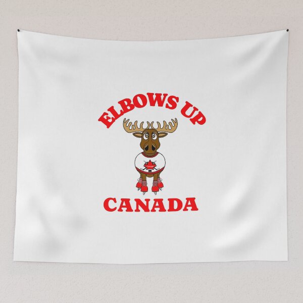 Item preview, Elbows Up Canada Moose designed and sold by Sartoris Art.