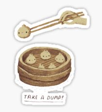 take a dump Sticker