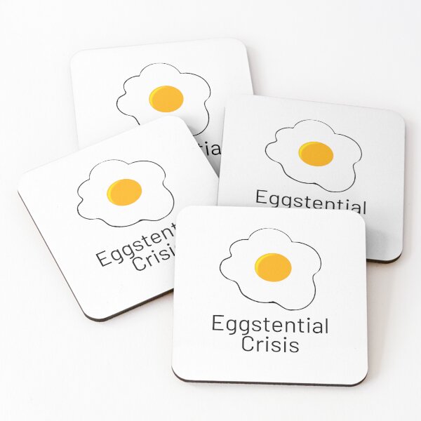 Item preview, Eggstenial Crisis black designed and sold by KATKattalestv.
