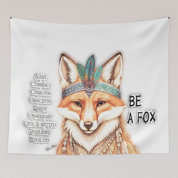 Item preview, BE A FOX designed and sold by Hen-C-Art.
