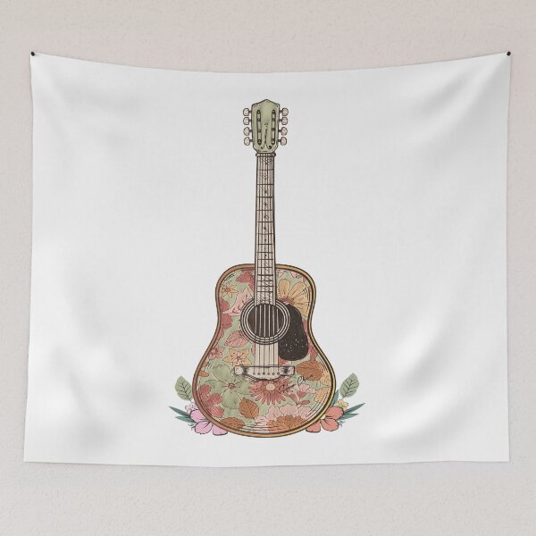 Item preview, Hippie guitar designed and sold by Hen-C-Art.
