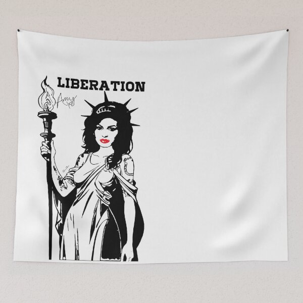 Item preview, Amy Liberty black and white designed and sold by Hen-C-Art.
