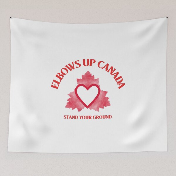 Item preview, Elbows Up Canada Maple Leaf designed and sold by Sartoris Art.