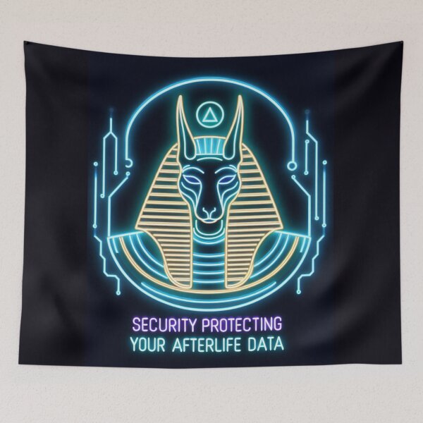 Item preview, Anubis Security – Protecting Your Afterlife Data. designed and sold by  ViralVisionsCreating .