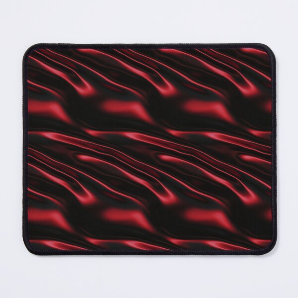 Item preview, Black Chrome to Red Wavy Metallic Texture designed and sold by patternicco.