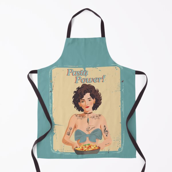 Item preview, Pasta Power girl designed and sold by Hen-C-Art.