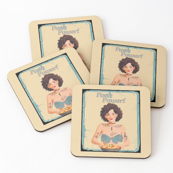 Item preview, Pasta Power girl designed and sold by Hen-C-Art.