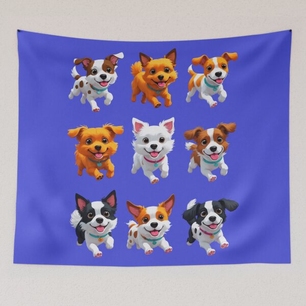 Item preview, Dogs Times Nine 2 designed and sold by DigitalandPhoto.