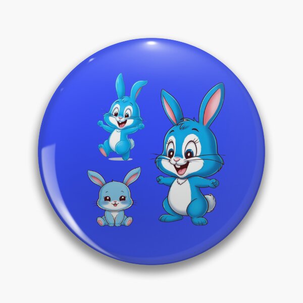 Item preview, Conejitos azules designed and sold by Nature's Palette.