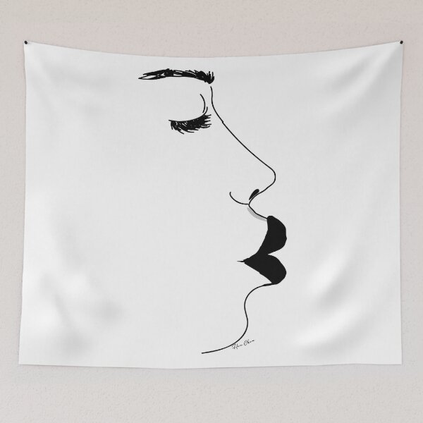 Item preview, kiss girl designed and sold by Hen-C-Art.
