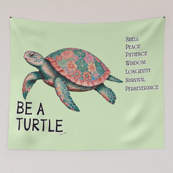 Item preview, be a turtle designed and sold by Hen-C-Art.