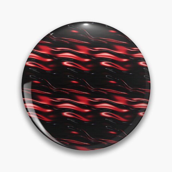 Item preview, Dark Chrome Red Gradient Wavy Metal Pattern designed and sold by patternicco.