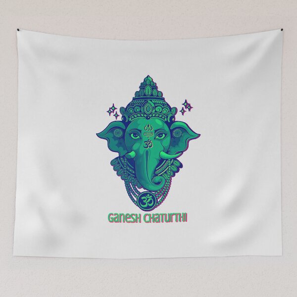 Item preview, Divine Ganesh – Sacred Hindu God Illustration designed and sold by paulo silveira.