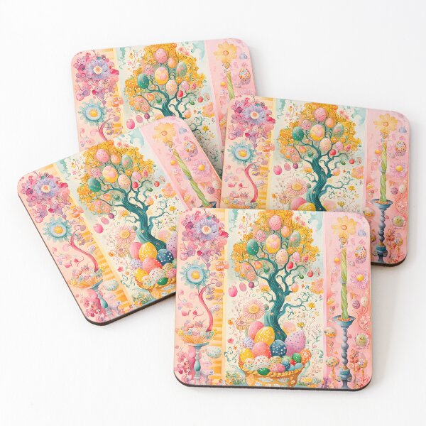 Item preview, Whimsical Watercolor Easter Collage – Hand-Drawn 2025 Design designed and sold by AnnDesignStudio.