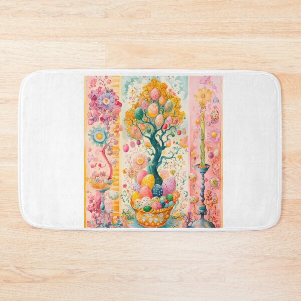 Item preview, Whimsical Watercolor Easter Collage – Hand-Drawn 2025 Design designed and sold by AnnDesignStudio.