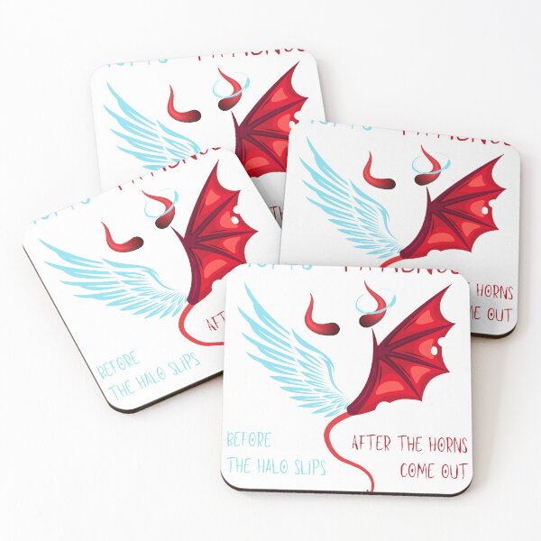 Item preview, Mom's patience: half angel, half devil for all mamas on Mother's Day. designed and sold by InkMarks.