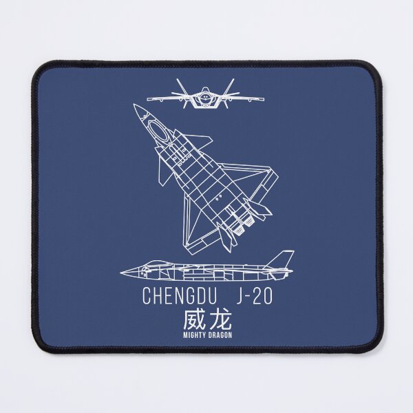 Item preview, Chengdu J-20 Chinese Stealth Jet Fighter Plane Blueprints designed and sold by MilitaryMart.