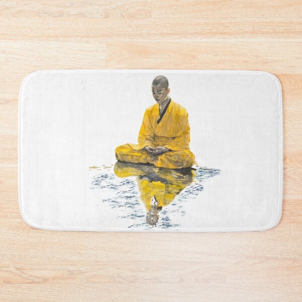 Item preview, Shaolin Monk in Meditation - watercolor designed and sold by Danicus666.