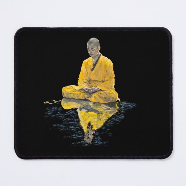 Item preview, Shaolin Monk in Meditation - watercolor designed and sold by Danicus666.