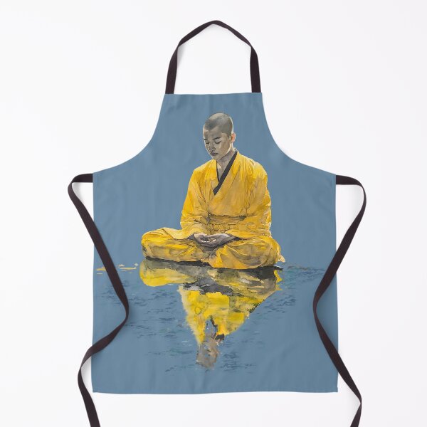 Item preview, Shaolin Monk in Meditation - watercolor designed and sold by Danicus666.