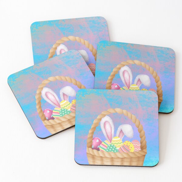 Item preview, Easter Bunny hiding in the Basket designed and sold by DoodleImprints.