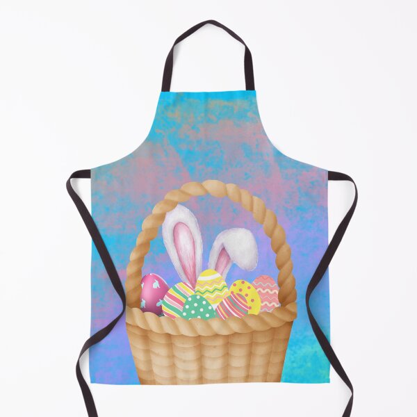 Item preview, Easter Bunny hiding in the Basket designed and sold by DoodleImprints.