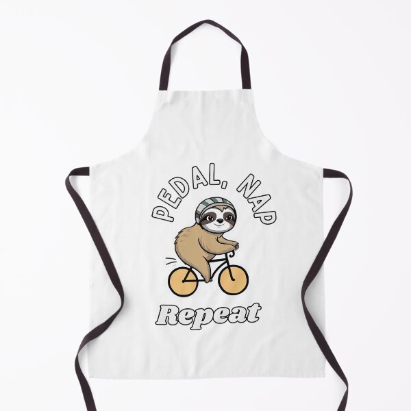 Item preview, Funny Cycling Sloth Bike Dads Pedal Nap Repeat designed and sold by Laugh-Lines.