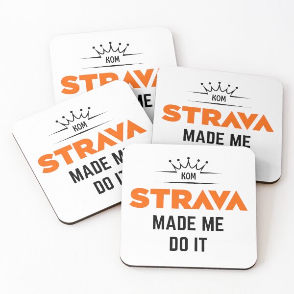 Item preview, Strava Made Me Do It – Funny Cycling & Running Quote for Athletes Who Chase KOMs, PRs, and Segments | If It’s Not on Strava designed and sold by BMLprint ⭐⭐⭐⭐⭐.