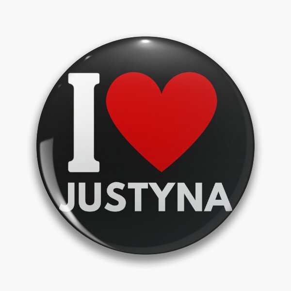 Item preview, I Love Justyna Kocham Justynę designed and sold by Anniko Art Studio.