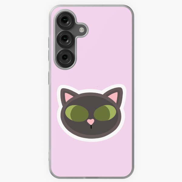 Item preview, green eyed black cat  designed and sold by ButtercupBrushworks.