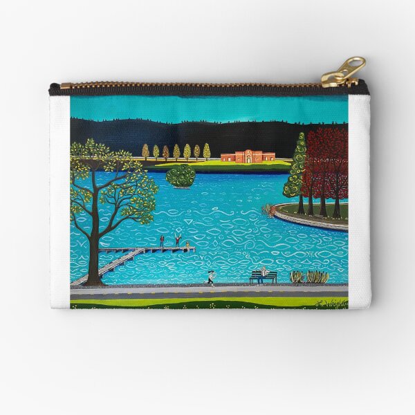 Vista previa del artículo con la obra «Diversión en el lago verde», diseñado y vendido por LauraWrightPaints.