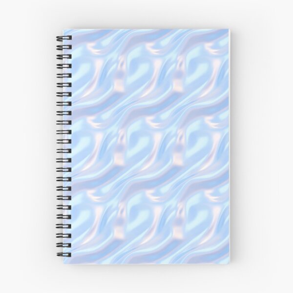 Item preview, Sky Blue to Titanium Gradient Metal Pattern designed and sold by patternicco.