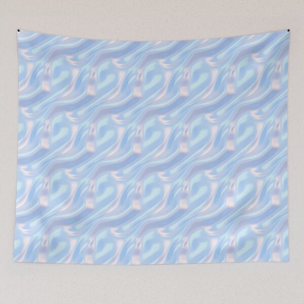 Item preview, Sky Blue to Titanium Gradient Metal Pattern designed and sold by patternicco.