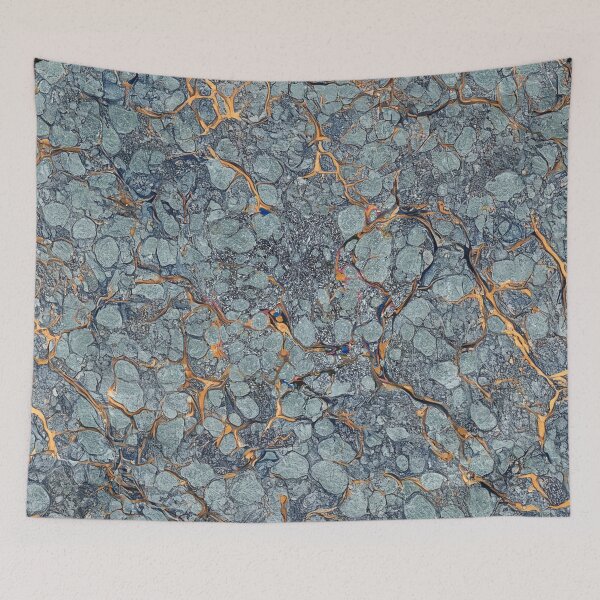 Item preview, 19 c. teal shell marbled pattern designed and sold by 2ndBloom.