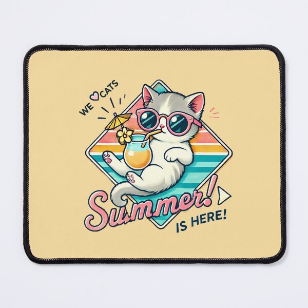 Item preview, Summer Vibe Cat 2025 designed and sold by WeLoveCatss.