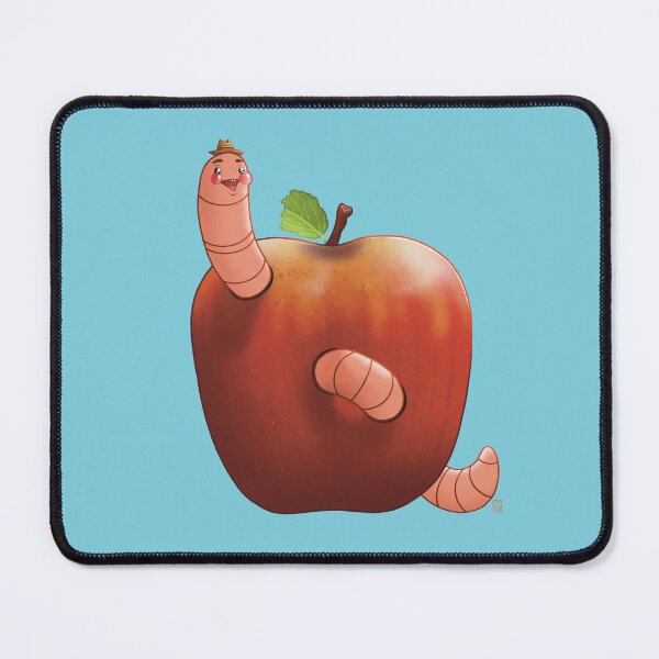 Item preview, Happy Worm - Blue designed and sold by Chewy-Tooth.