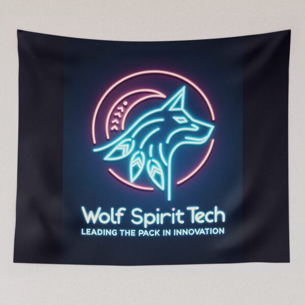 Item preview, Wolf Spirit Tech – Leading the Pack in Innovation designed and sold by  ViralVisionsCreating .