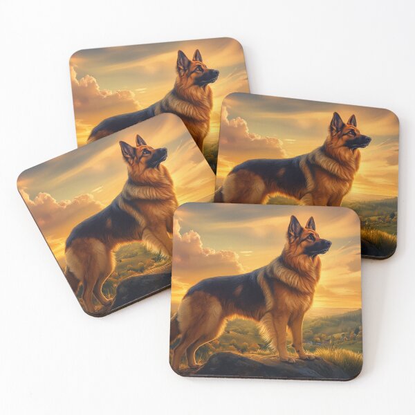 Item preview, German Shepherd Sunset designed and sold by PetsArt.