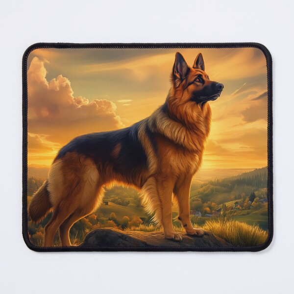 Item preview, German Shepherd Sunset designed and sold by PetsArt.