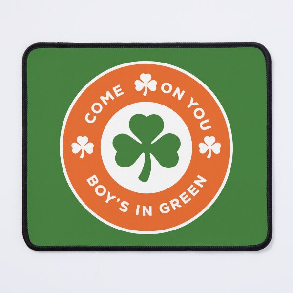 Item preview, Come On You Boy’s In Green Shamrock Roundel designed and sold by Irish-Pride.