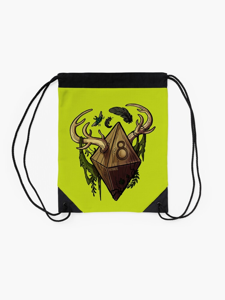 Alternate view of D&D Dice - Druid Drawstring Bag