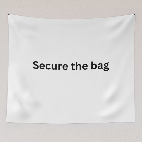 Item preview, Secure the Bag Typography Finance Decal designed and sold by ha11e11.