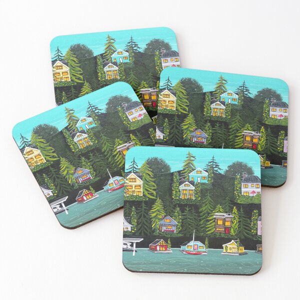 Item preview, NW homes on the water designed and sold by LauraWrightPaints.